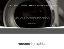 Tablet Screenshot of mascarigraphics.com